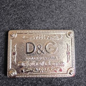 D&G Gold Metal Logo Plaque